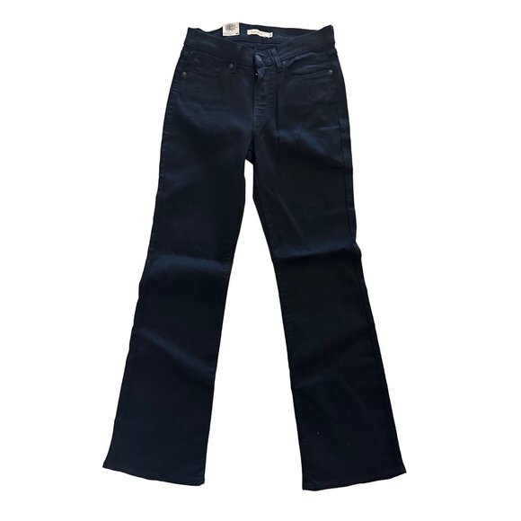 LEVIS 501 Classic Bootcut Black Mid Rise Jeans Size 4 NEW - Picture 1 of 7